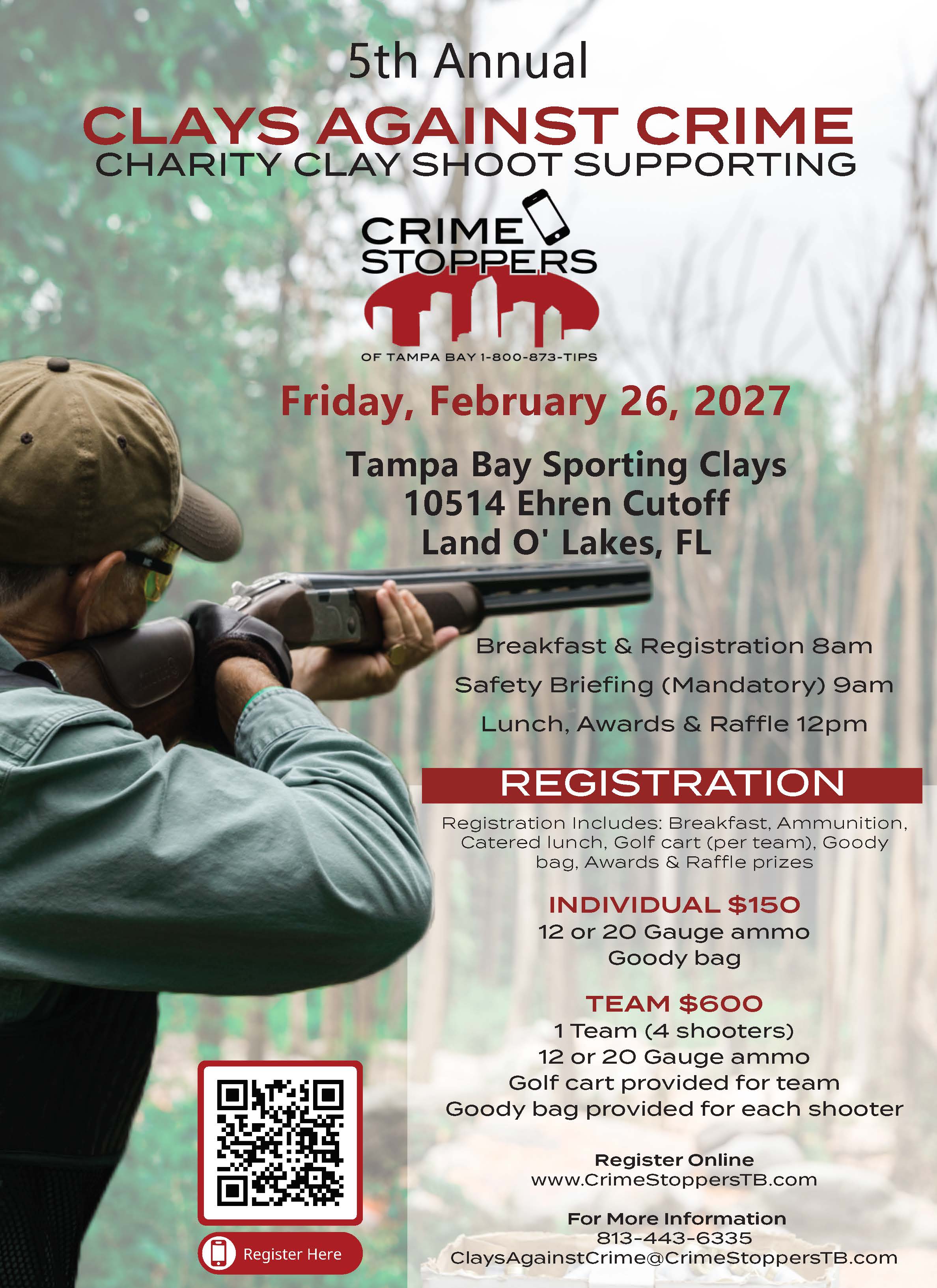 Clays Against Crime 2027 - Crime Stoppers of Tampa Bay, Inc.