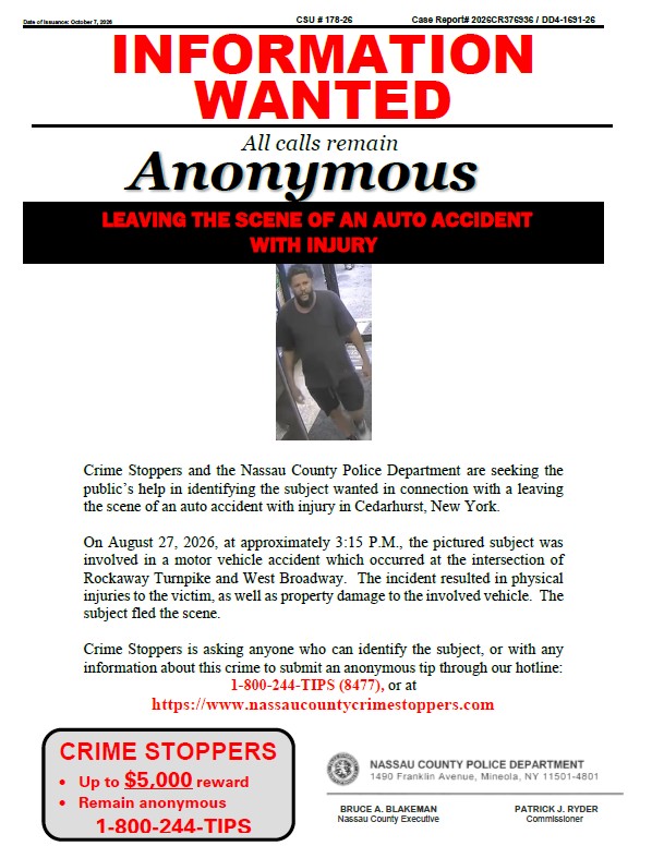 Unsolved Crimes - Nassau County Crime Stoppers