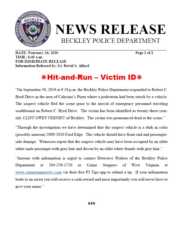Crime Stoppers Of West Virginia